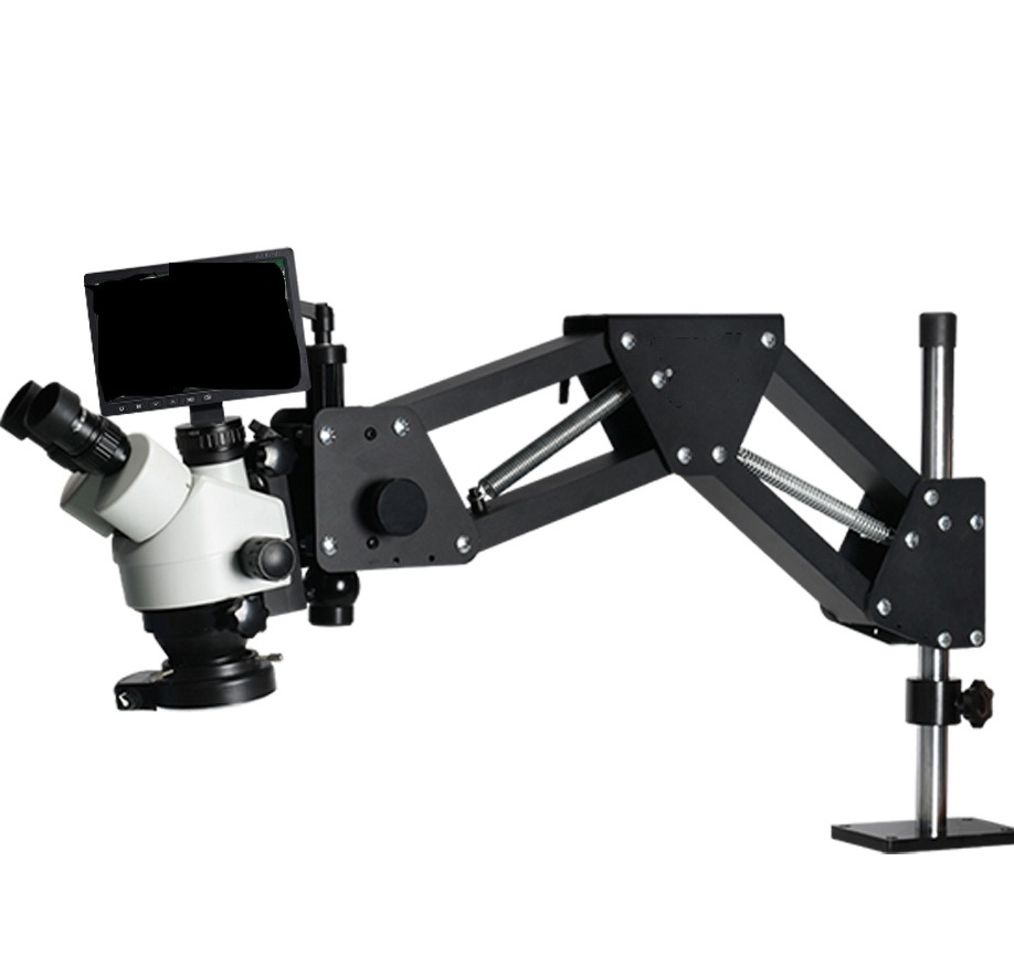10인치 2K 해상도 LED 조명 7X-45X 줌 스테 - Trinocular Stereo Microscope 7X-45X 리뷰 및 가격