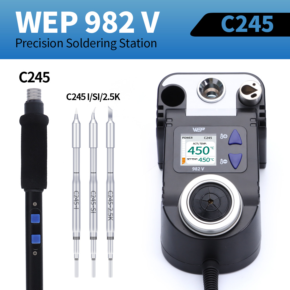 WEP 정밀 납땜 인두 키트 C210 C245 디지털  - C210 Precision Soldering Station 리뷰 및 가격